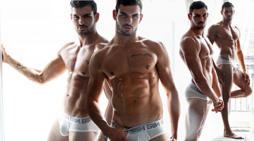Photographer Karim Konrad with model Romain wearing Garcon Model underwear 3