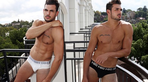 Photographer Karim Konrad with model Romain wearing Garcon Model underwear 7