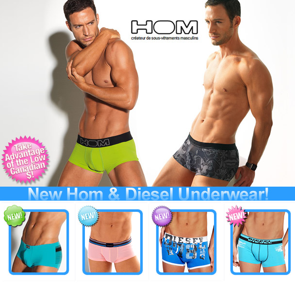 Top Drawers - New HOM & Diesel Underwear
