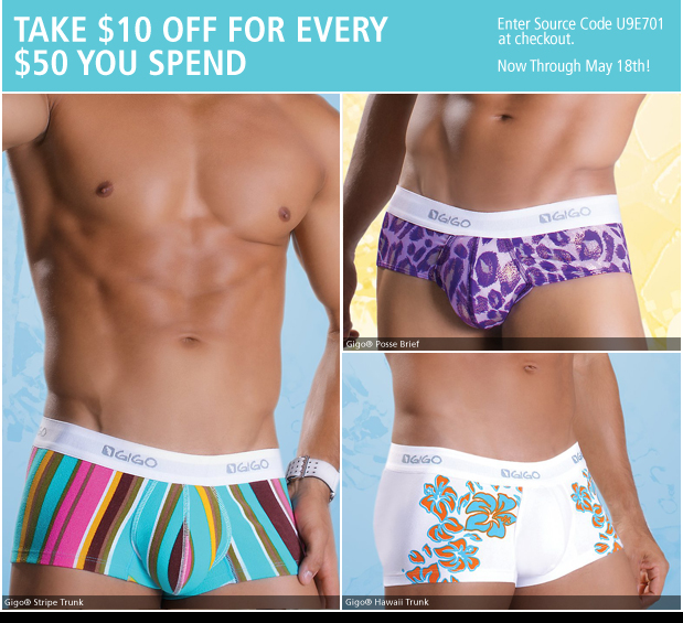 UnderGear - Save $10 for every $50 you spend!