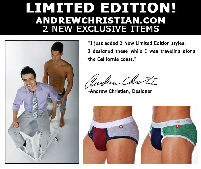 More Andrew Chritian Limted edition Undies
