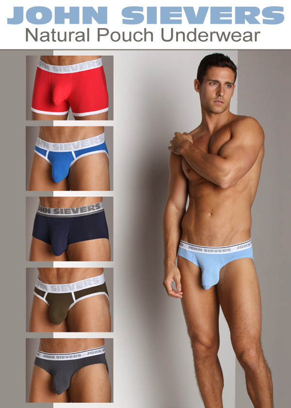 More than 30 New John Sievers Natural Pouch Styles at International Jock
