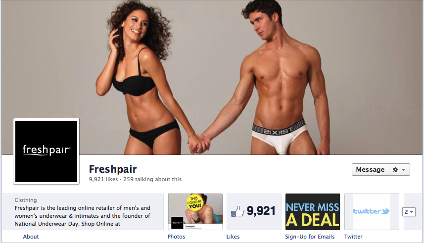 FreshPair.com wants you to be their Facebook Cover Model