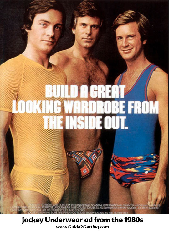 Underwear Advertising - 1970's featuring Jockey