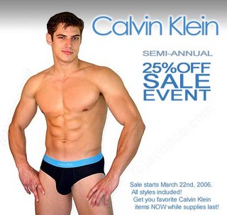 CK Underwear sale at Audace