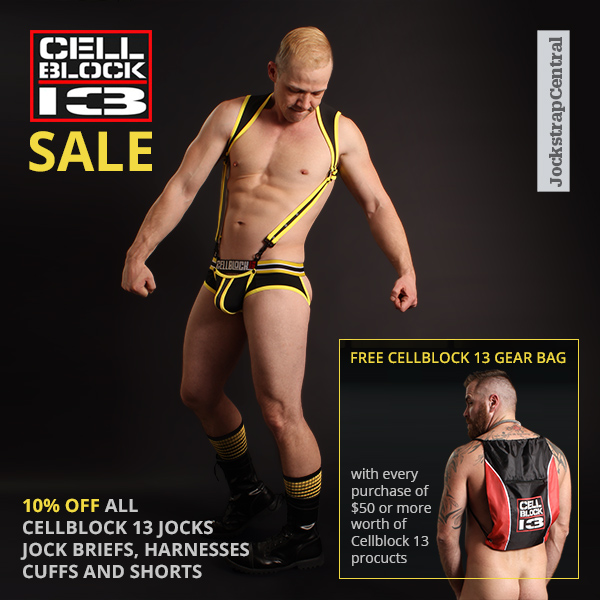 Jockstrap Central Cellblock 13 Sale and Gear Bag Giveaway