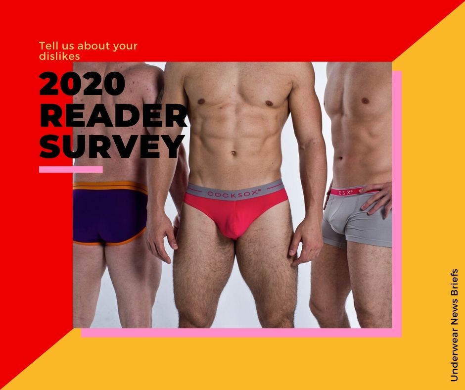 Tell us about your underwear collection 2020 UNB Reader Survey